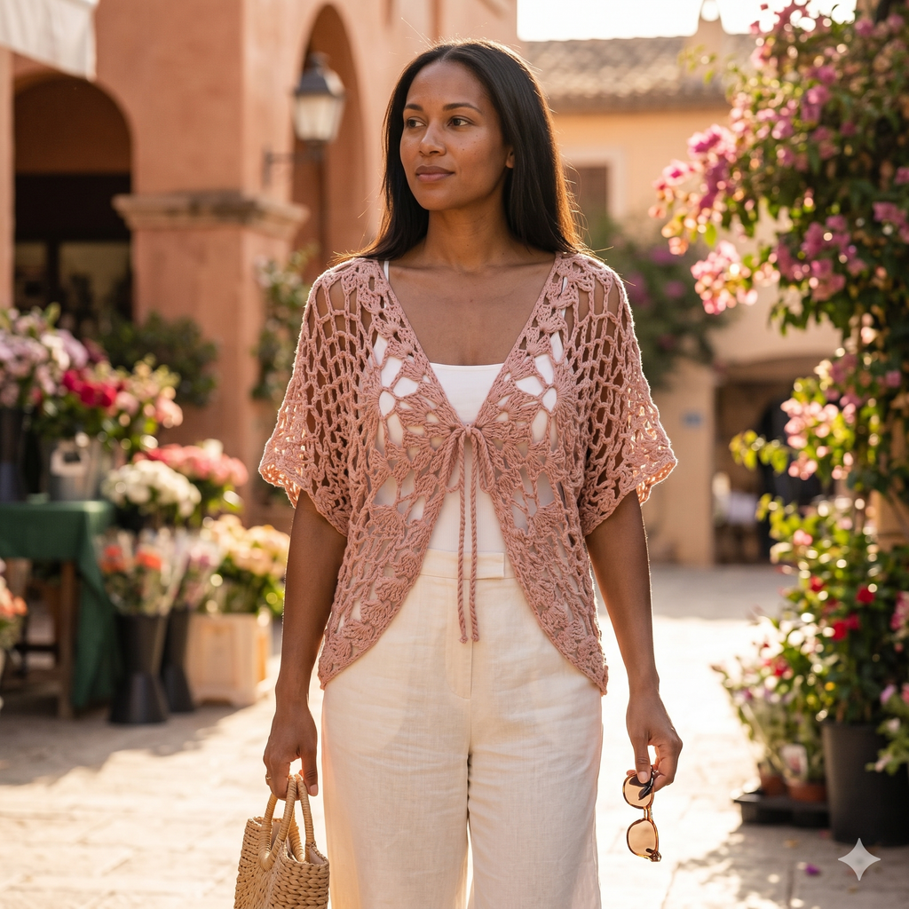 Butterfly Wing Cardigan Crochet Pattern