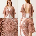 Butterfly Wing Cardigan Crochet Pattern