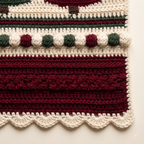 Christmas Tree Blanket Crochet Pattern — example project 6