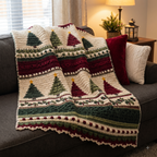 Christmas Tree Blanket Crochet Pattern — example project 3
