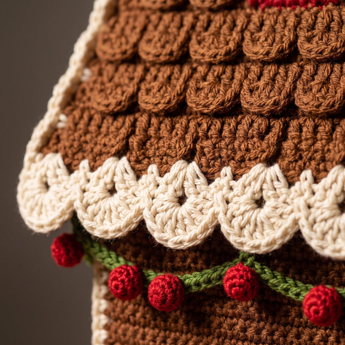 Lighted Christmas Cottage Crochet Pattern — example project 3