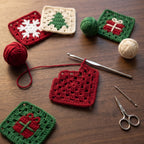 Christmas Granny Square Cardigan Crochet Pattern — example project 6