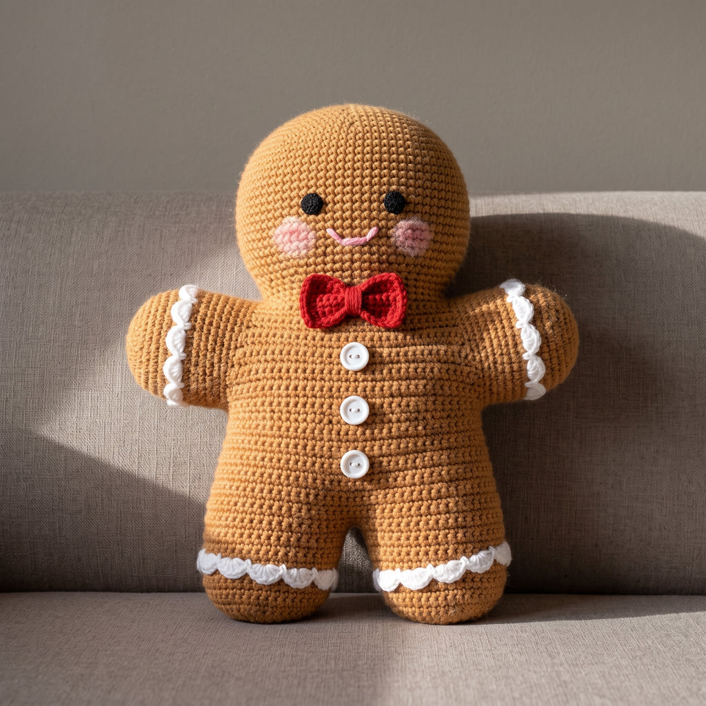 4 in 1 Christmas Character Pillow Crochet Pattern — example project 4