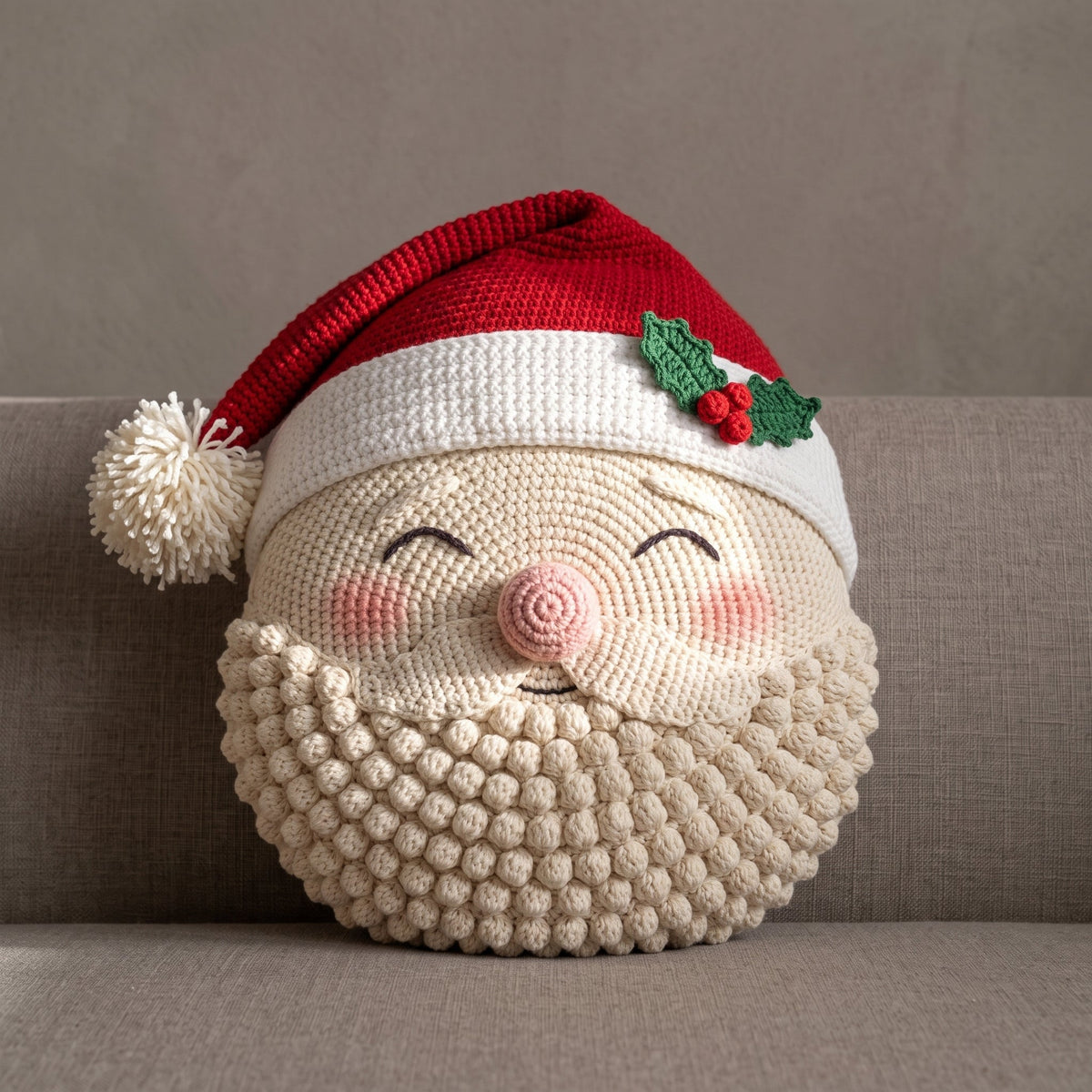 4 in 1 Christmas Character Pillow Crochet Pattern — example project 6