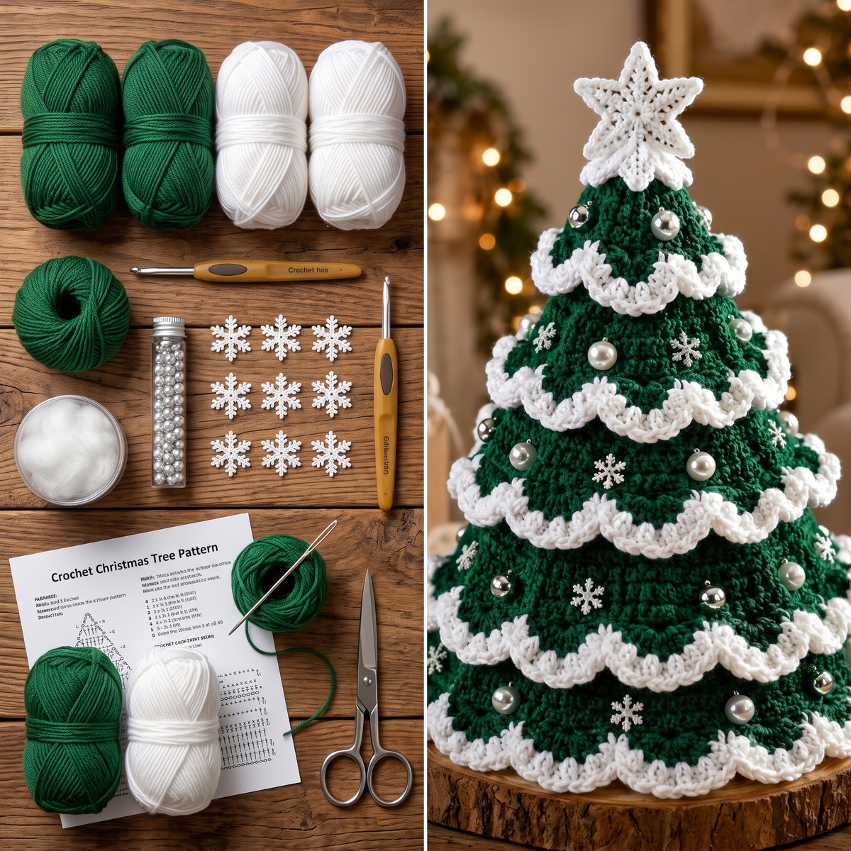 Christmas Tree Crochet Pattern — example project 7