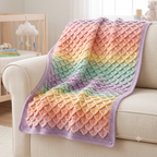 Dragon Scales Blanket Crochet Pattern