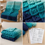 Dragon Scales Blanket Crochet Pattern