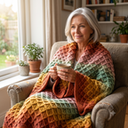 Dragon Scales Blanket Crochet Pattern
