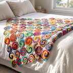 Spiral Swirl Blanket Crochet Pattern