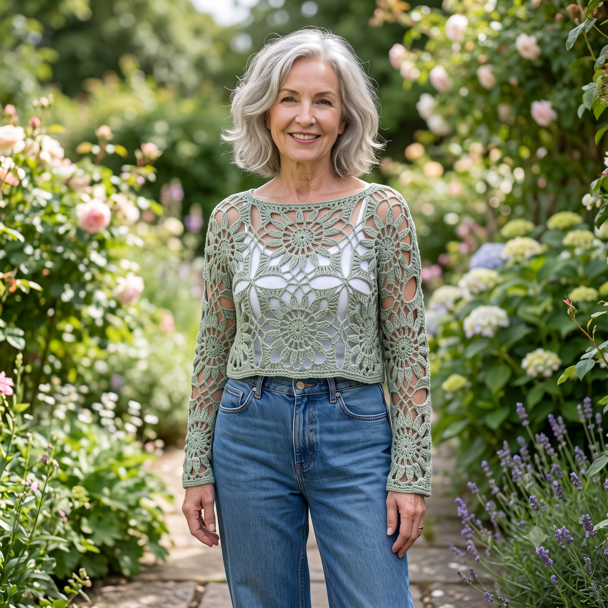 Gerbera Daisy Crochet Top Pattern