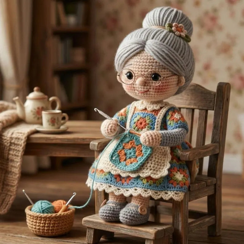 Granny Amigurumi Crochet Pattern