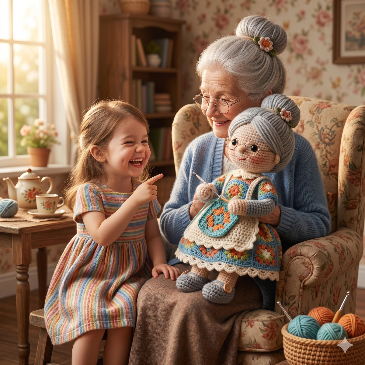 Granny Amigurumi Crochet Pattern