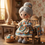Granny Amigurumi Crochet Pattern