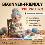 Granny Amigurumi Crochet Pattern