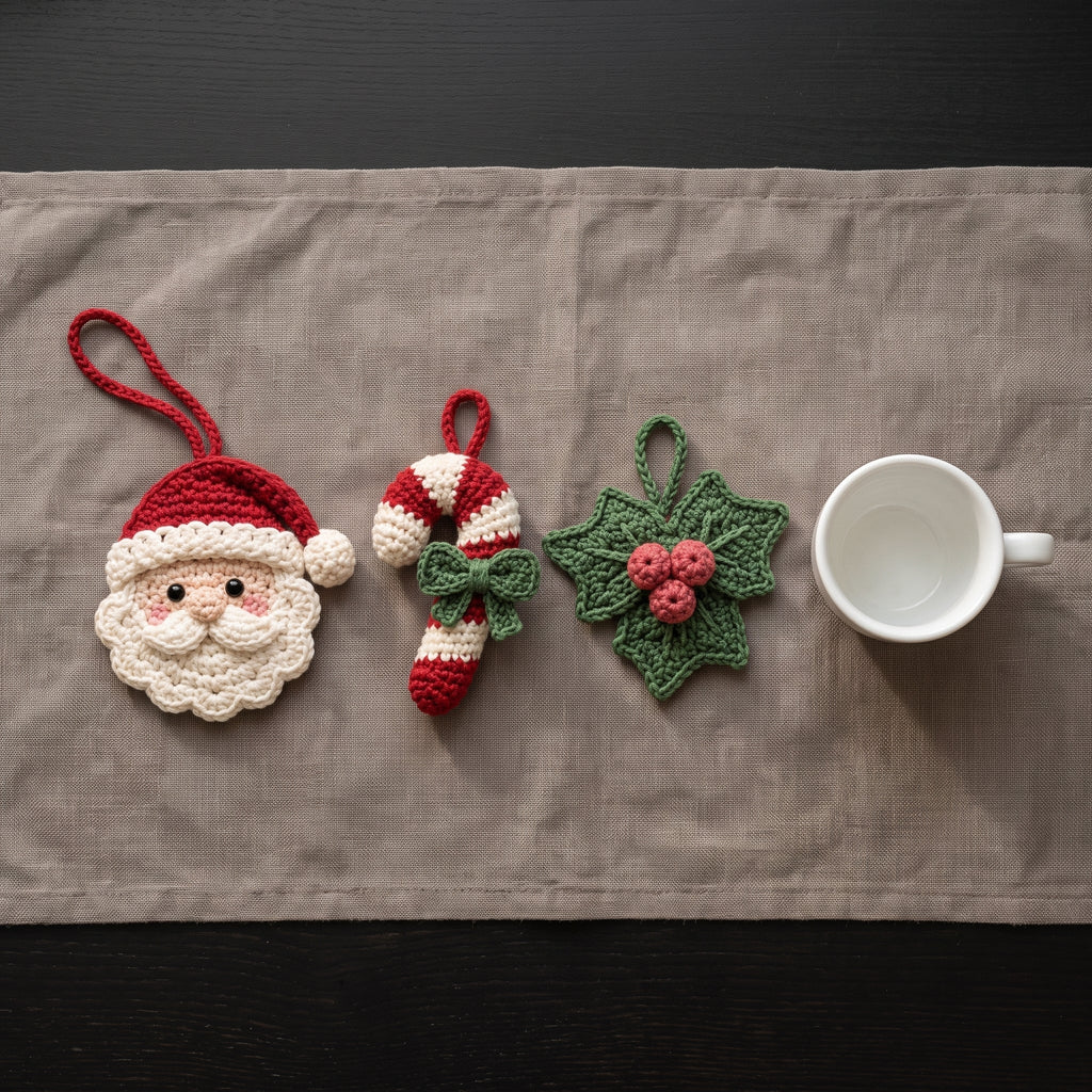 Christmas Ornament Crochet Pattern Set — example project 5