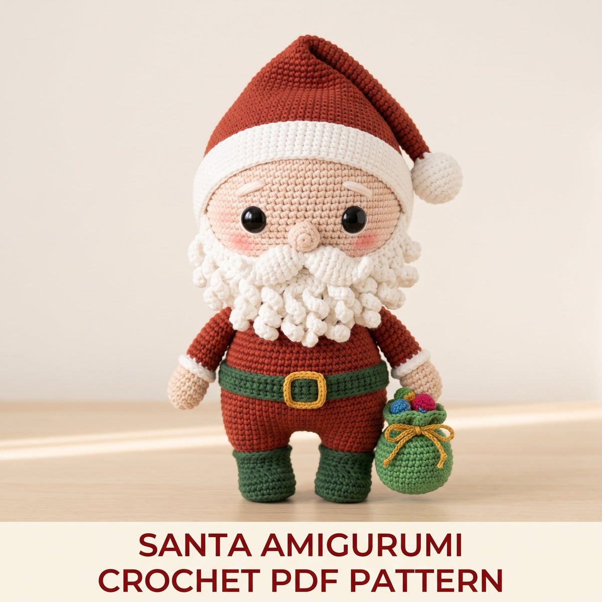 Santa Claus Amigurumi Crochet Pattern — example project 1