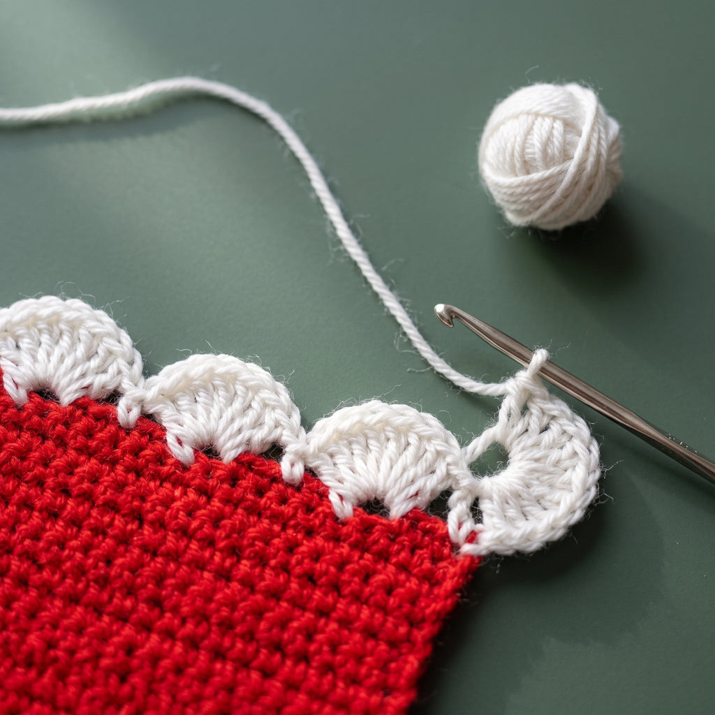 Santa Gift Box Cover Crochet Pattern — example project 5