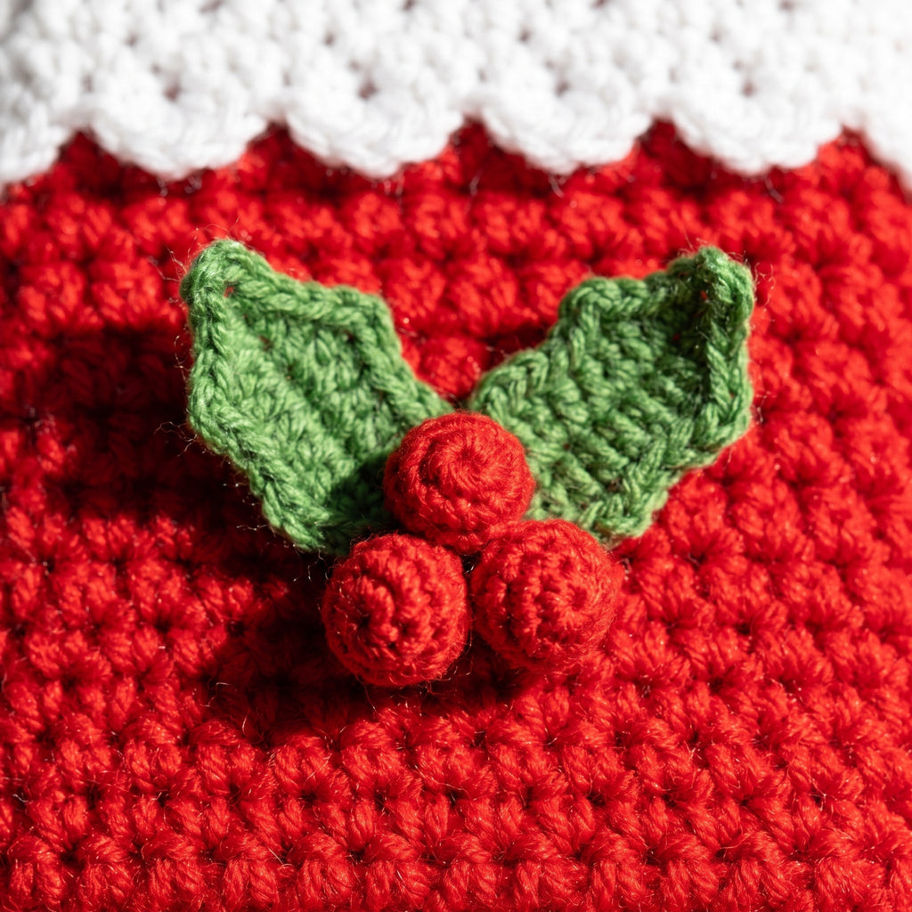 Santa Gift Box Cover Crochet Pattern — example project 3