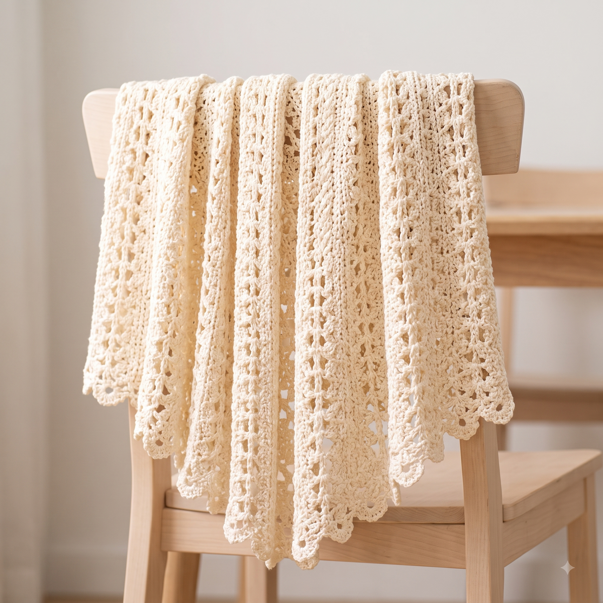 Lace Kimono Shawl Crochet Pattern