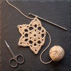 Lace Snowflake Crochet Ornament Pattern — example project 5