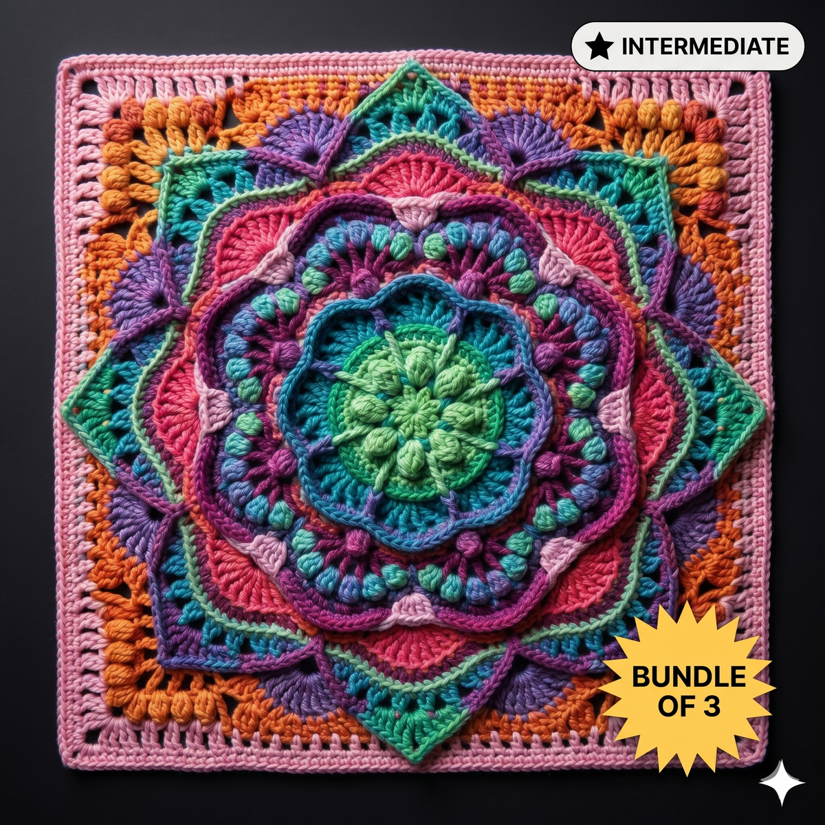 Pattern bundle: Squared UP mandalas