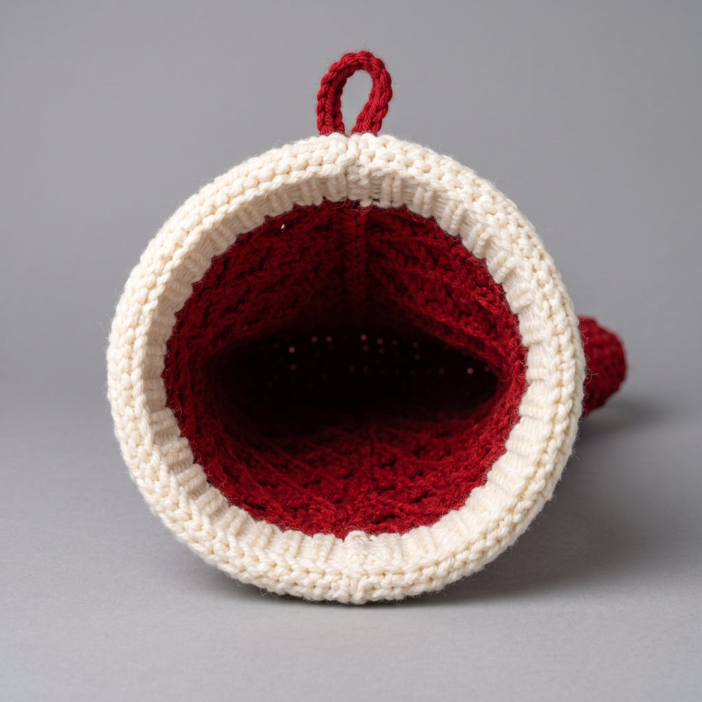 Textured Christmas Stocking Crochet Pattern — example project 3