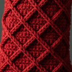 Textured Christmas Stocking Crochet Pattern — example project 5