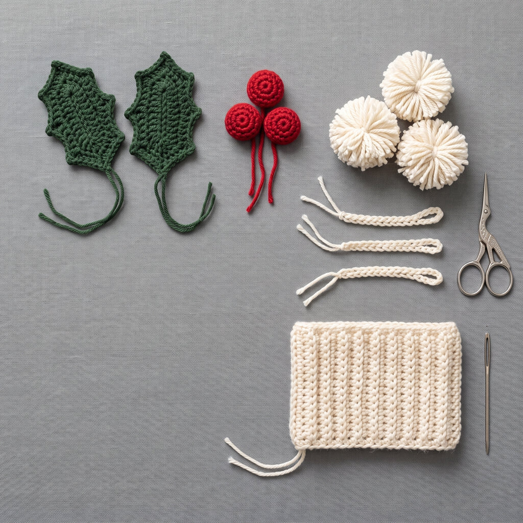 Textured Christmas Stocking Crochet Pattern — example project 7