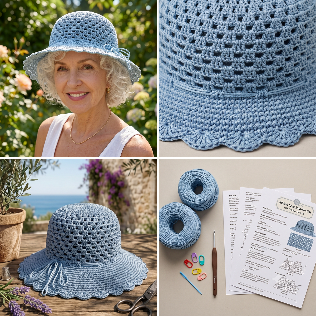 Crochet Sun Hat Pattern