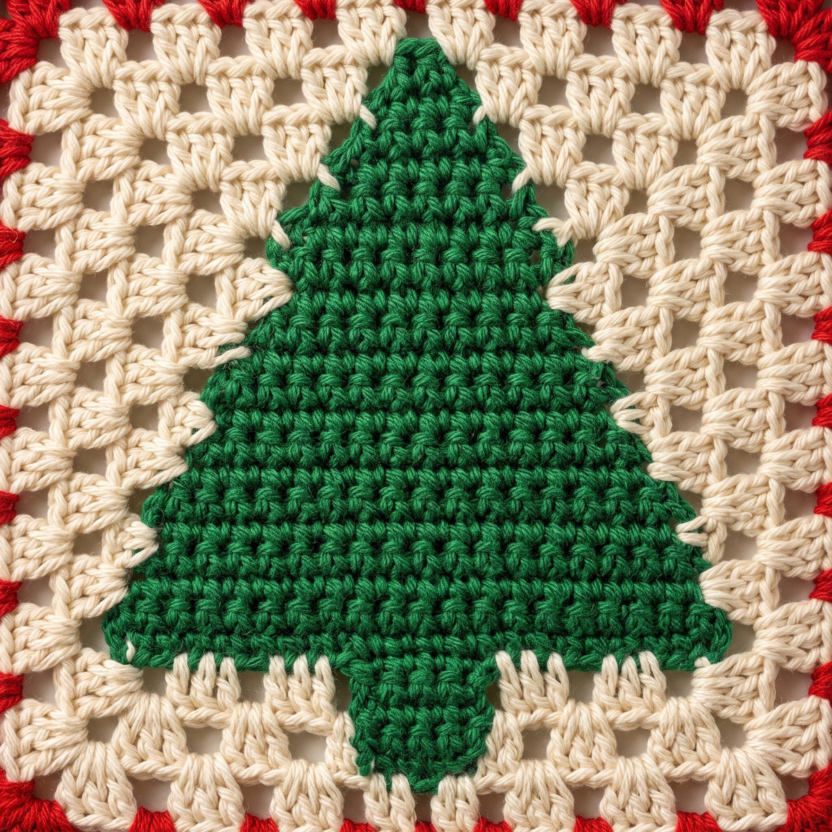 Christmas Tree Granny Square Crochet Pattern — example project 4