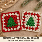 Christmas Tree Granny Square Crochet Pattern — example project 1