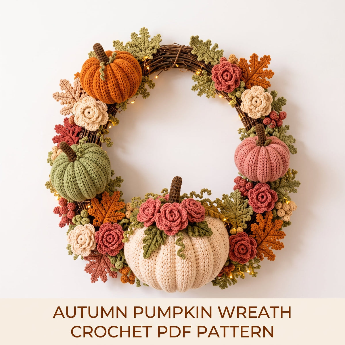 Fall Wreath Crochet Pattern — image 1