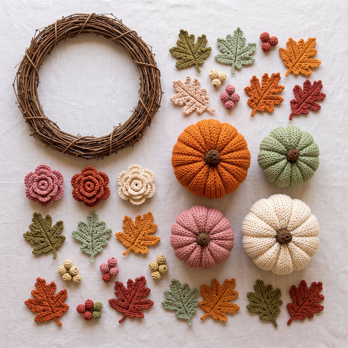 Fall Wreath Crochet Pattern — image 3
