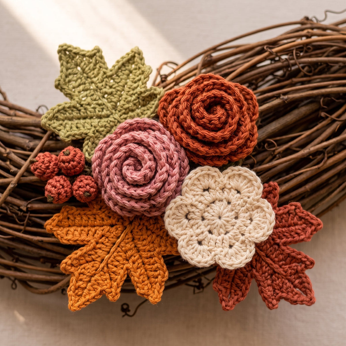 Fall Wreath Crochet Pattern — image 4