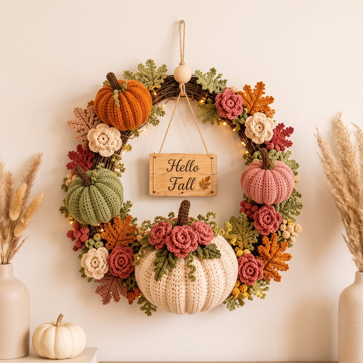 Fall Wreath Crochet Pattern — image 5