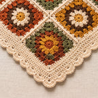 Autumn Flower Granny Square Blanket — image 7