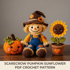 Scarecrow Fall Decor Crochet Set — image 1