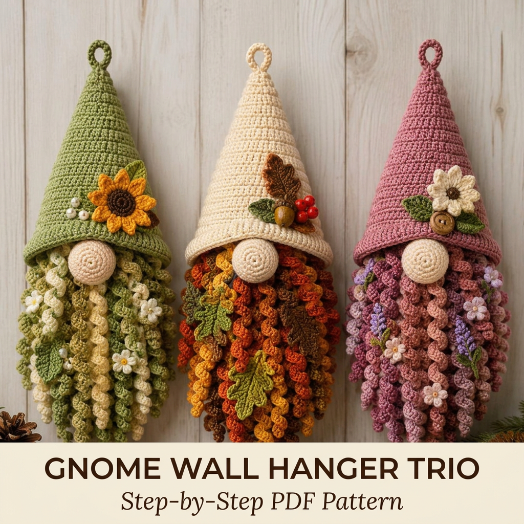 Crochet Pumpkin Gnome Pattern — image 1