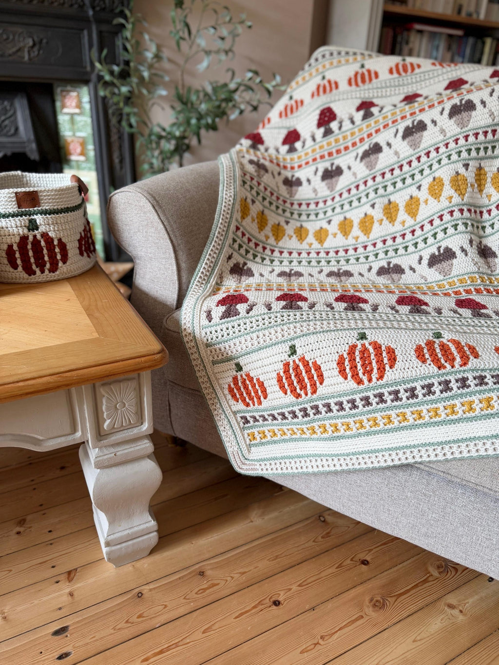 Fall Mosaic Blanket Crochet Pattern — image 13