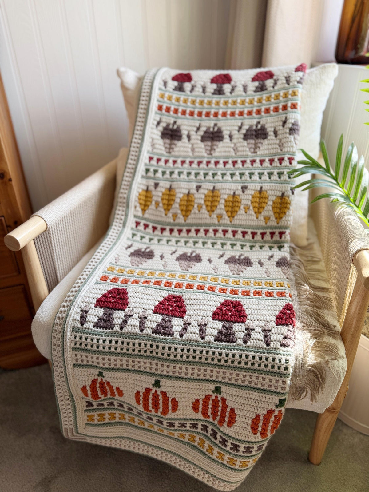 Fall Mosaic Blanket Crochet Pattern — image 16
