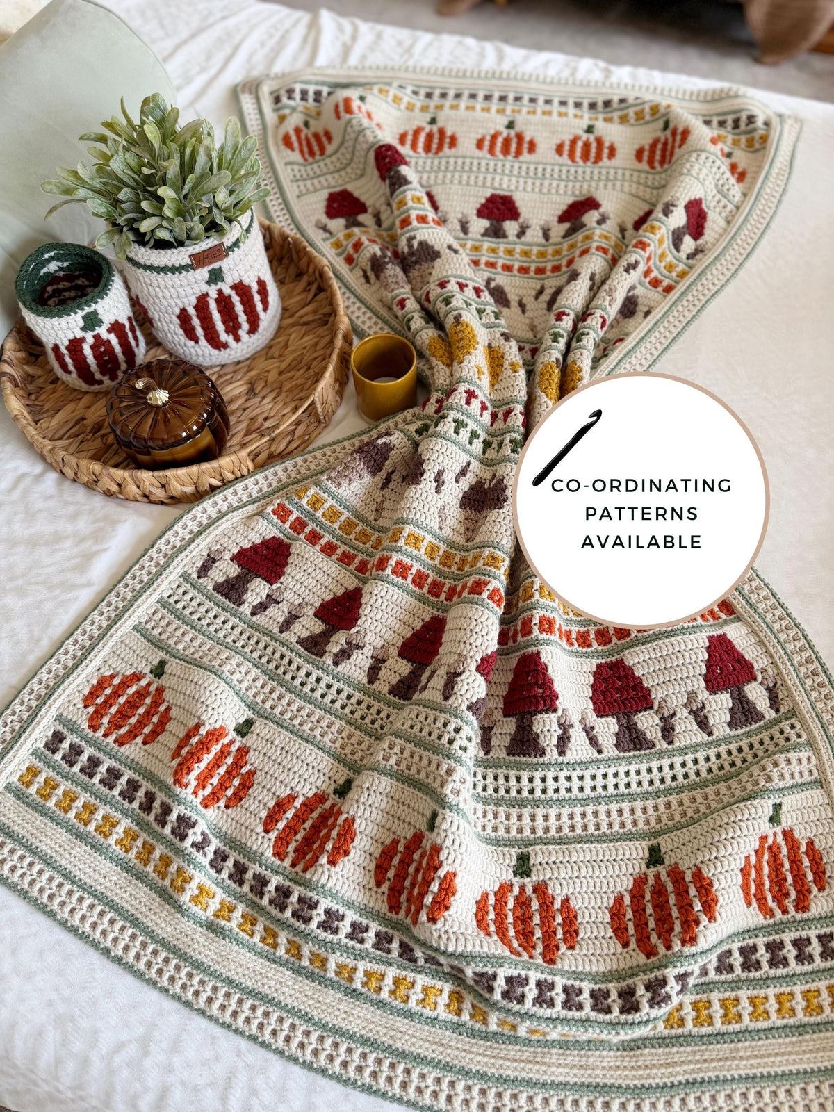 Fall Mosaic Blanket Crochet Pattern — image 4