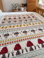 Fall Mosaic Blanket Crochet Pattern — image 5