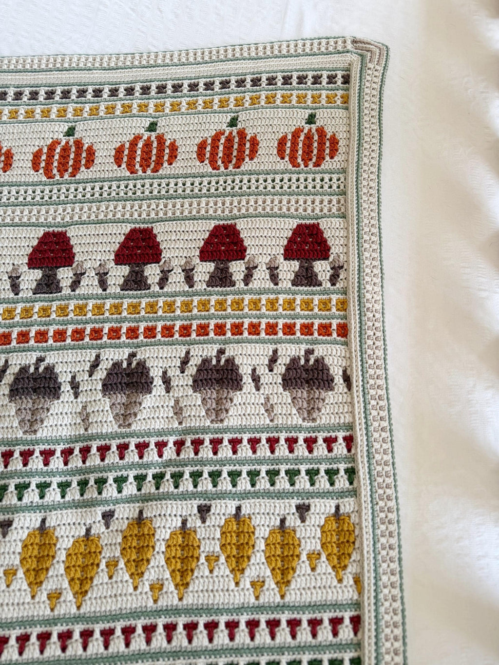 Fall Mosaic Blanket Crochet Pattern — image 7