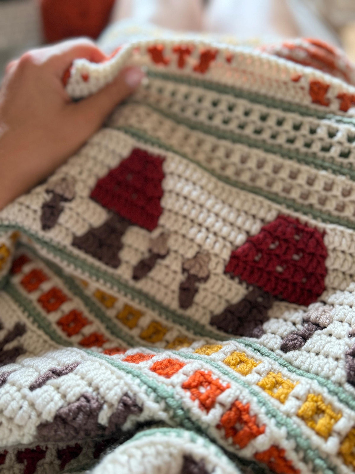 Fall Mosaic Blanket Crochet Pattern — image 9