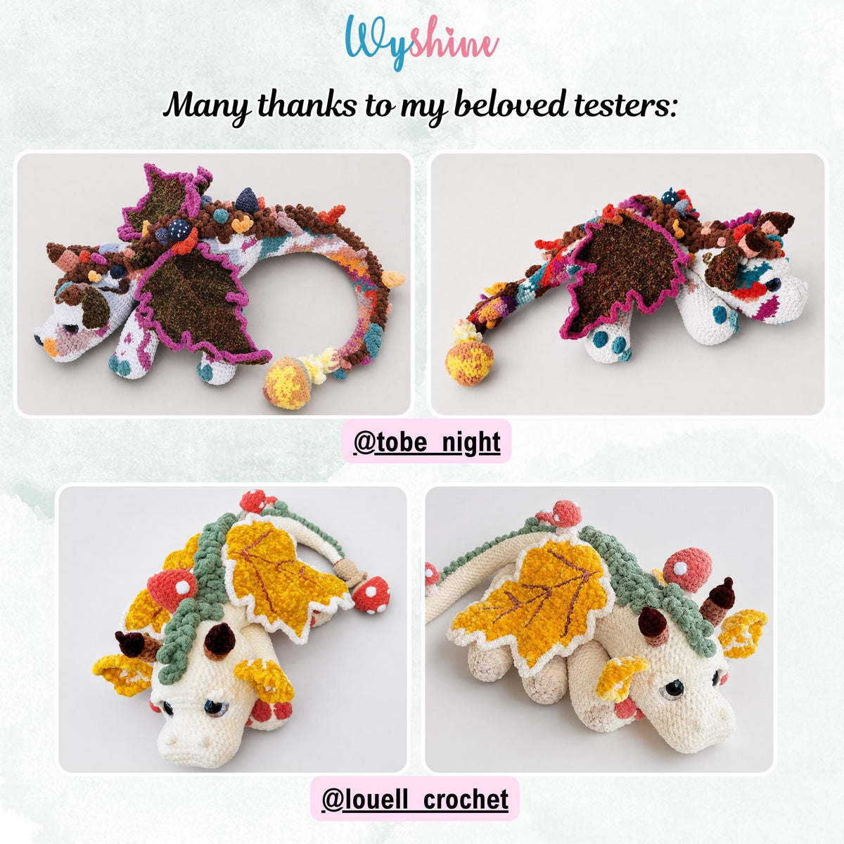 Fall Dragon Crochet Pattern — image 12