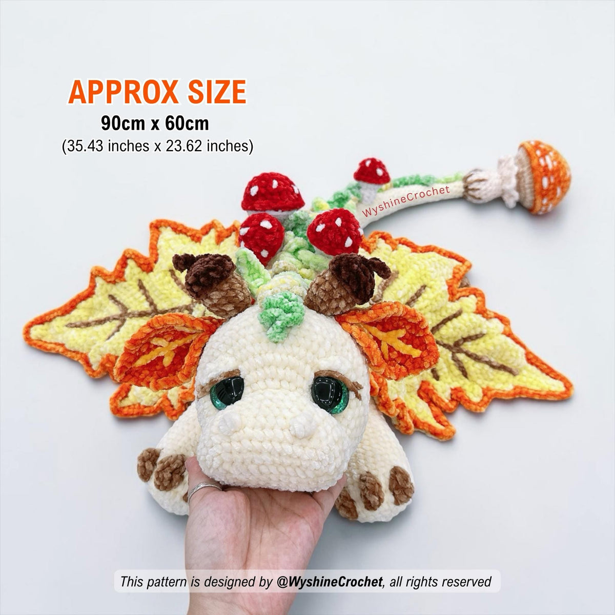 Fall Dragon Crochet Pattern — image 3
