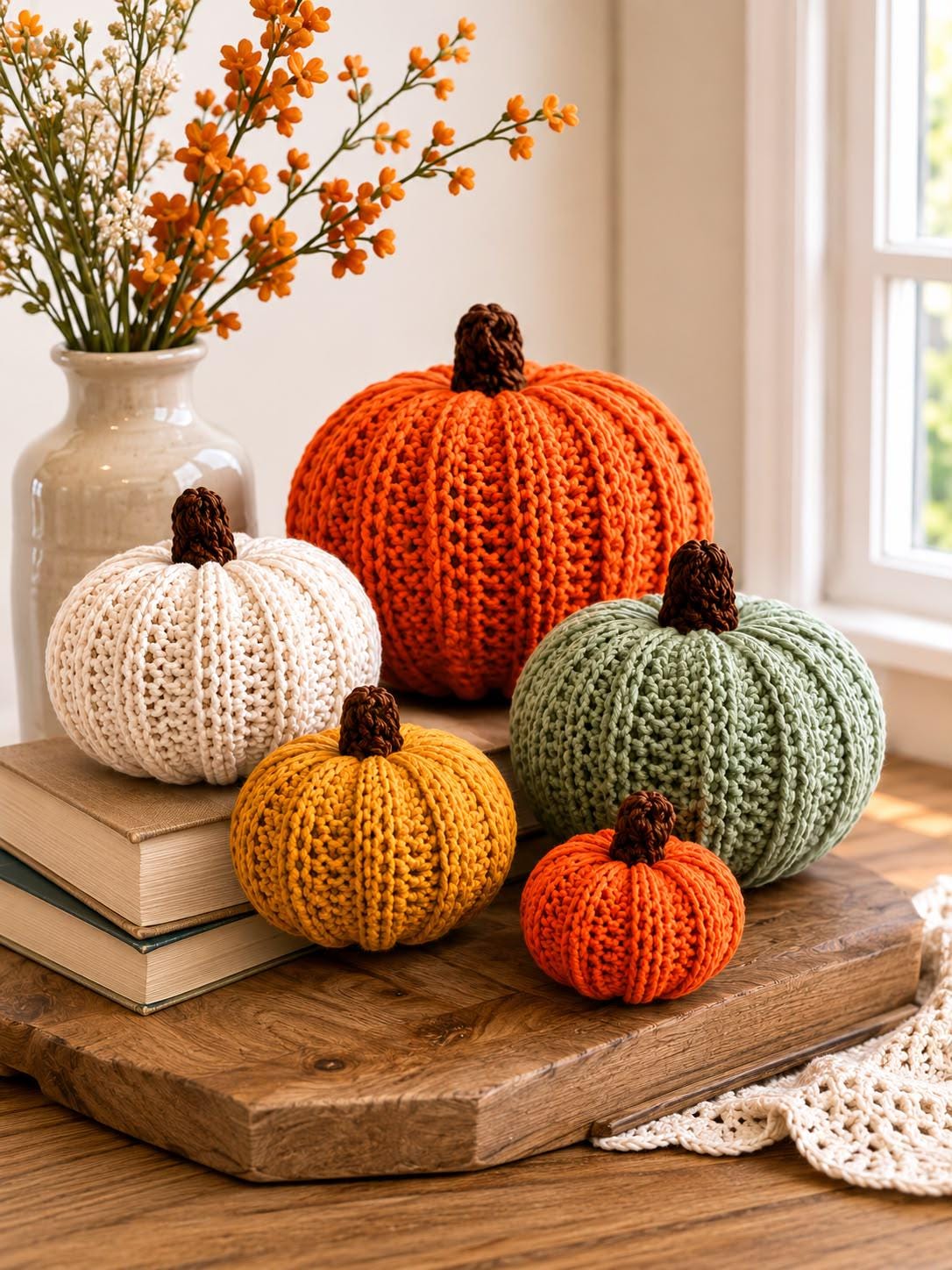 Crochet Pumpkin Pattern 5 Sizes — image 5