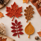 Autumn Maple Oak Leaf Crochet Pattern — image 2