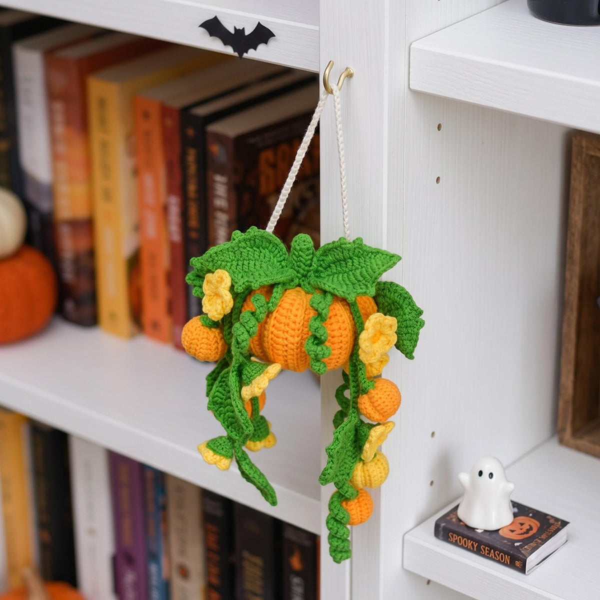 Pumpkin Potted Hanging Plant Crochet Pattern — image 4