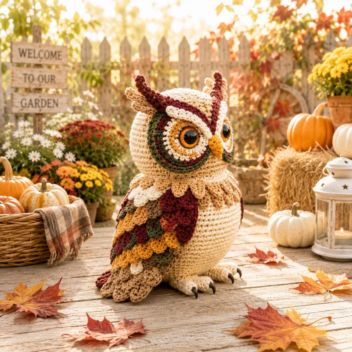 Boho Owl Wall Hanger Crochet Pattern — image 2